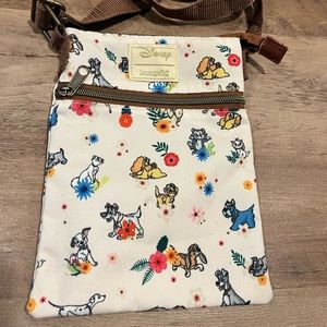 Loungefly Disney Dogs Passport Crossbody Bag